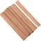 100Pcs Wooden Candle Wicks, Candle Making Wicks 5.1 X 0.5 Inch Naturally Smokeless Wooden Candle Wicks Candle Cores with Iron Stand for DIY Candle Making(50 Set)
